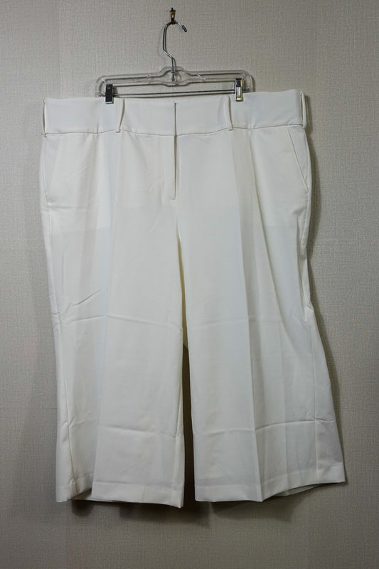 Lane Bryant, New High-Rise Wide-Leg Capri, Size 24