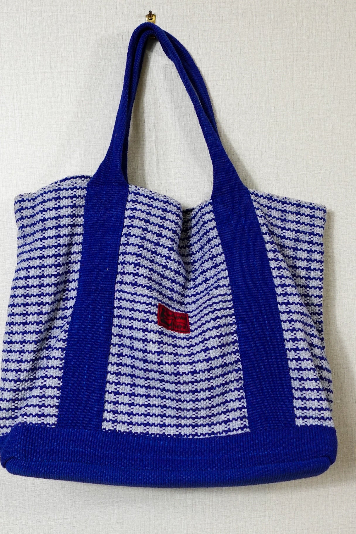 Hånd Woven Nepal (Fairtrade), Tote Bag, Size Large