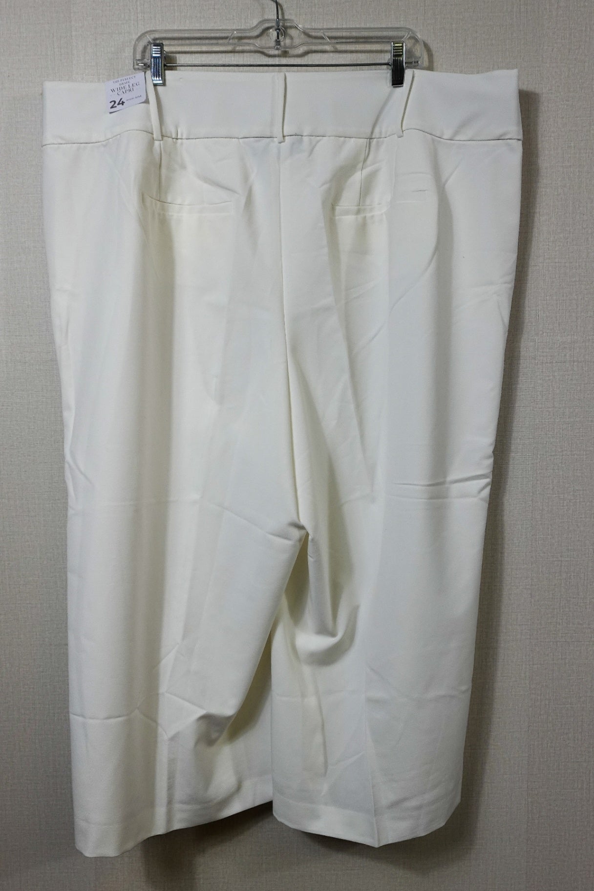 Lane Bryant, New High-Rise Wide-Leg Capri, Size 24