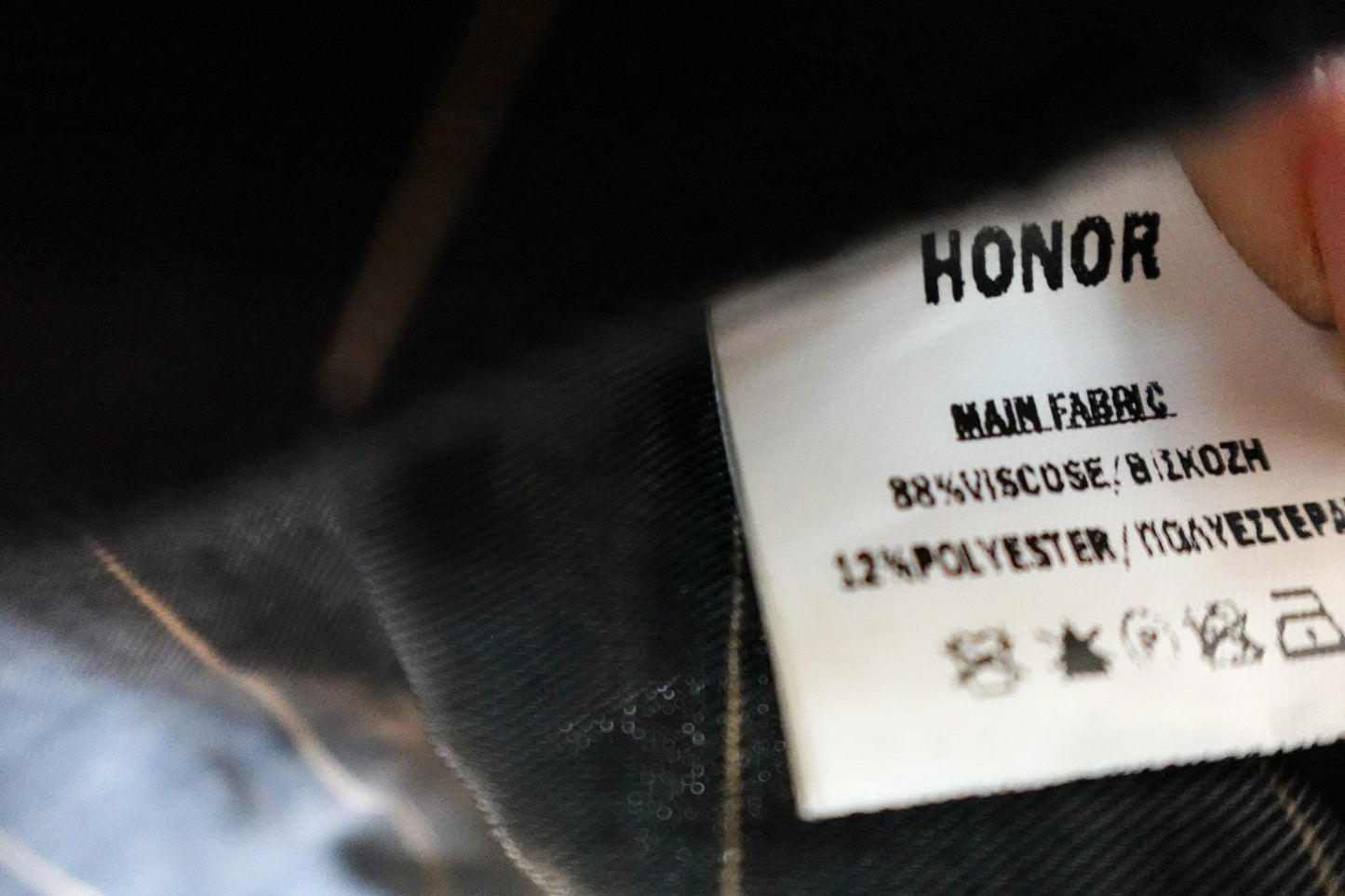Honor, Short Sleeved Asymmetric Top, Size XL