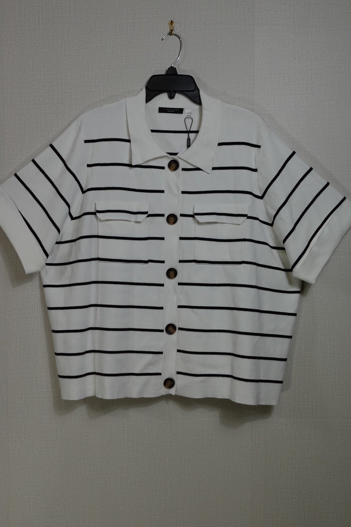 Tahari, NEW Short Sleeve Top, Size 3X