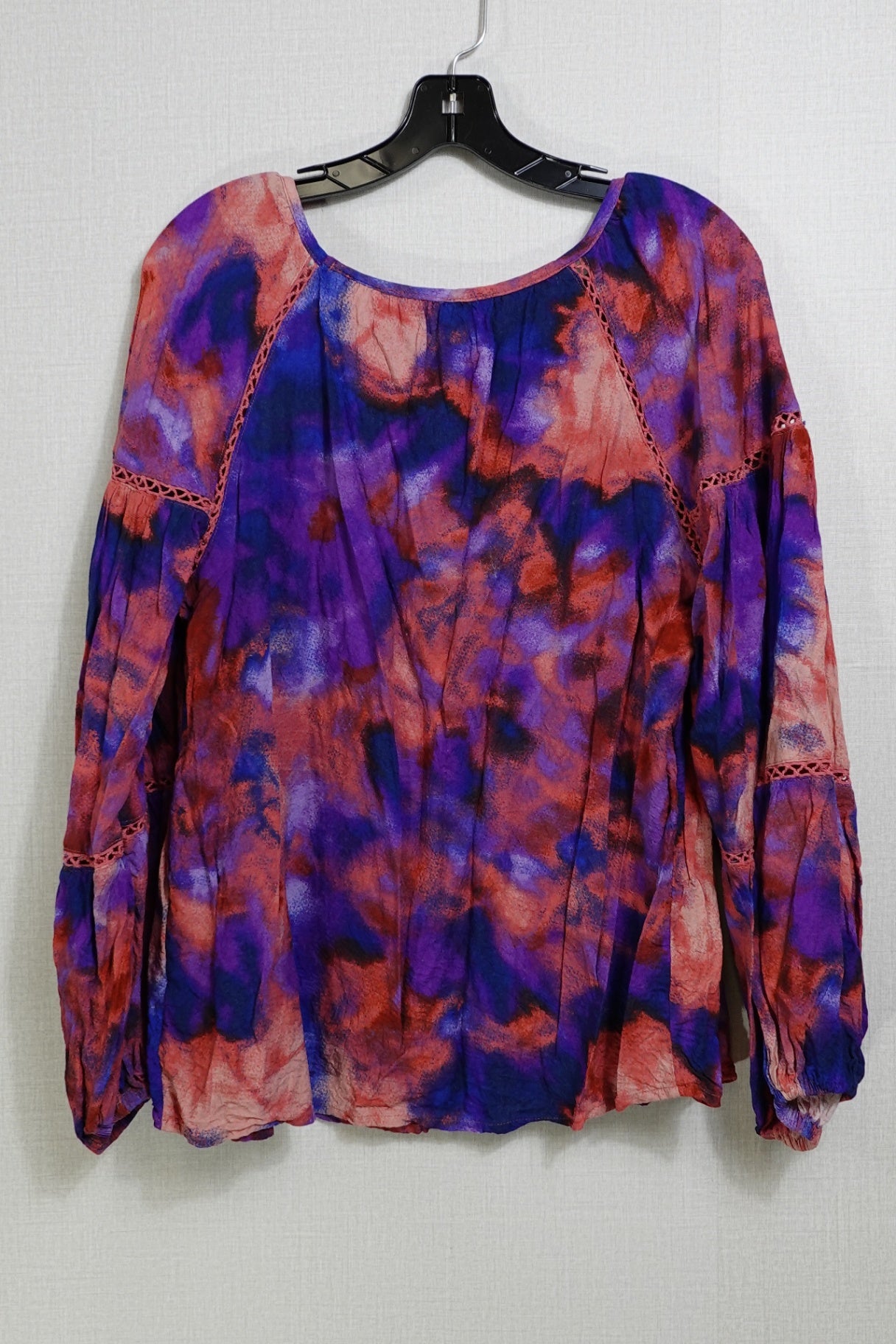 Terra & Sky, 3/4 SLEEVE TOP, Size 14W