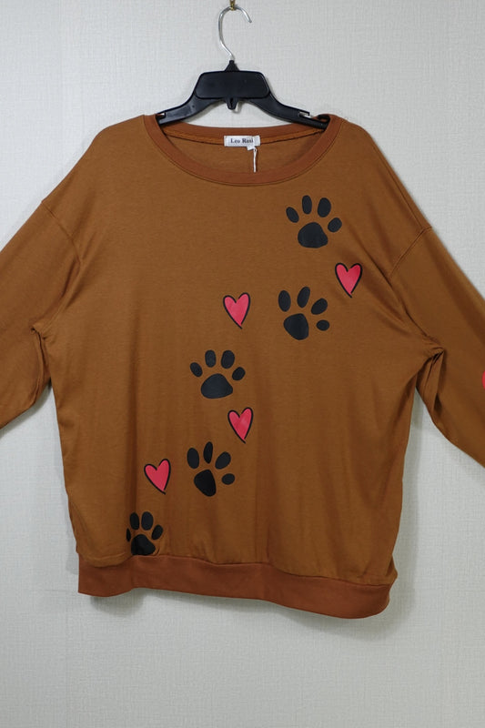 Leo Rosi, NEW 3/4 Sleeve Top, Size XL