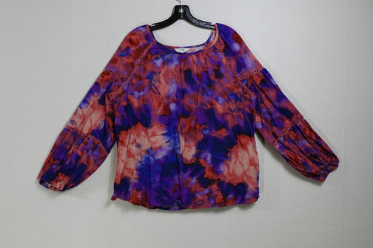 Terra & Sky, 3/4 SLEEVE TOP, Size 14W