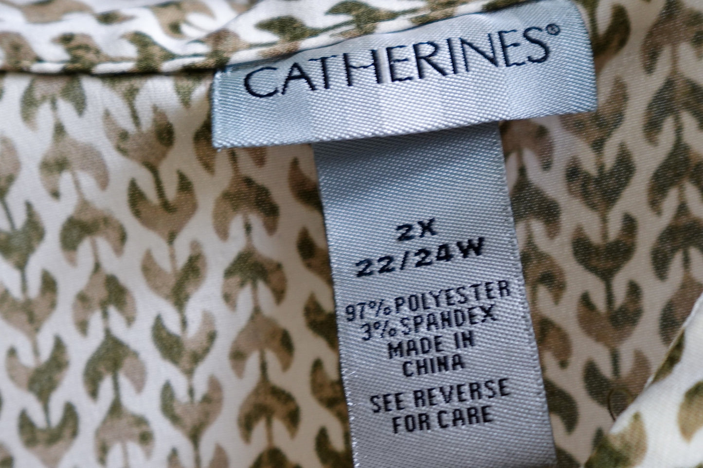 Catherine's, Short Sleeved Top, Size 22/24W