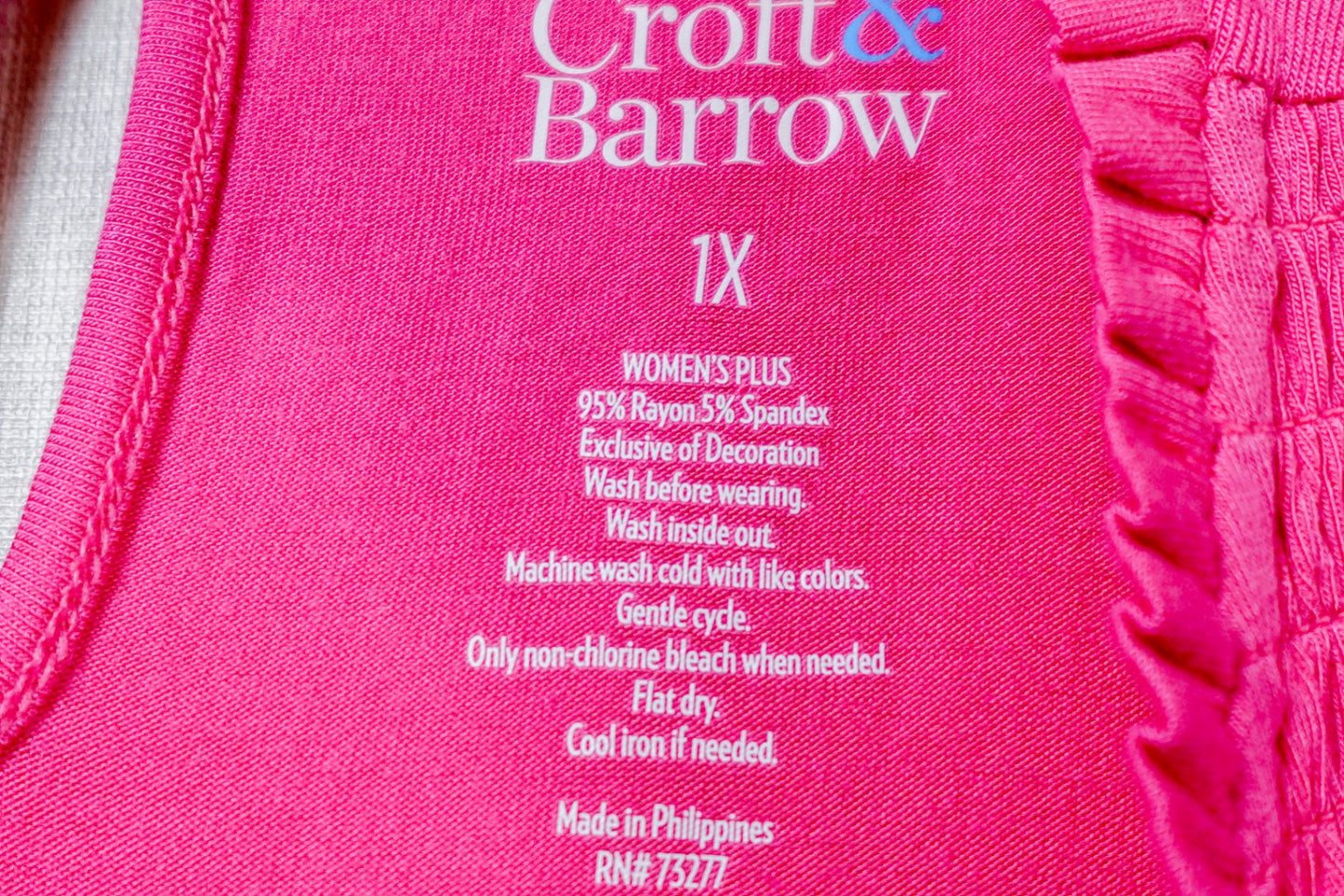 Croft & Barrow, Sleeveless top, Size 1X