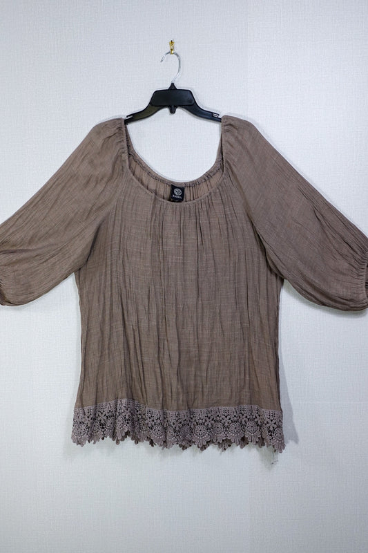 Bobeau, Long Sleeves Top, Size XL/2X