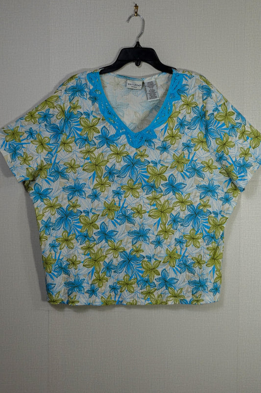 White Stag, Short Sleeve Top, Size 22W/24W