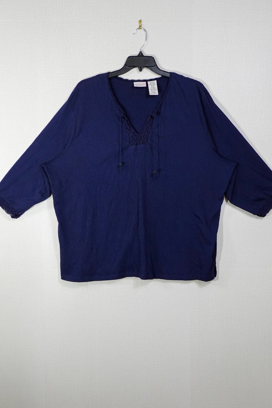 White Stag, 3/4 Sleeve Top, Size 26/28W