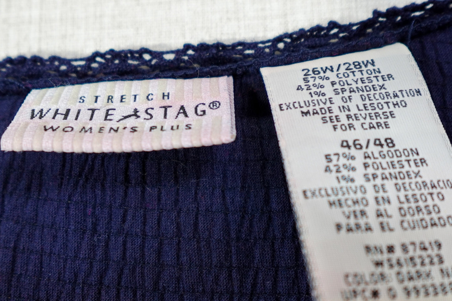 White Stag, 3/4 Sleeve Top, Size 26/28W