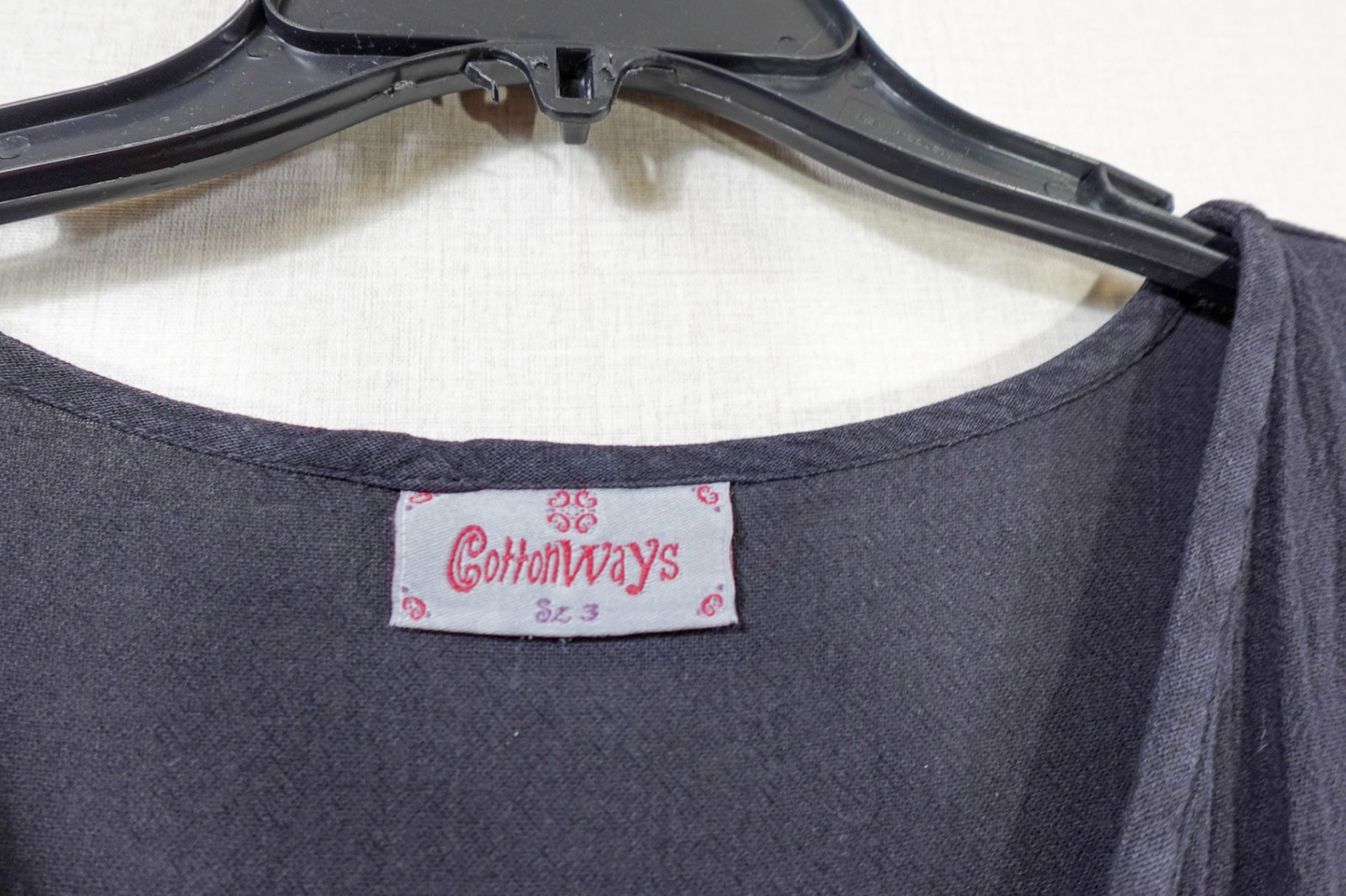 CottonWays, Dress, 2X (label says 3X, but runs small), Cotton
