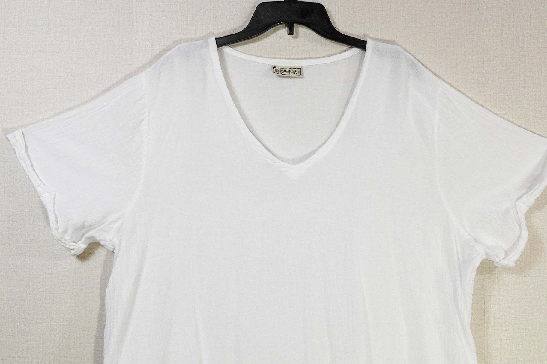 CottonWays, 3/4 SLEEVE TOP , Size 3X
