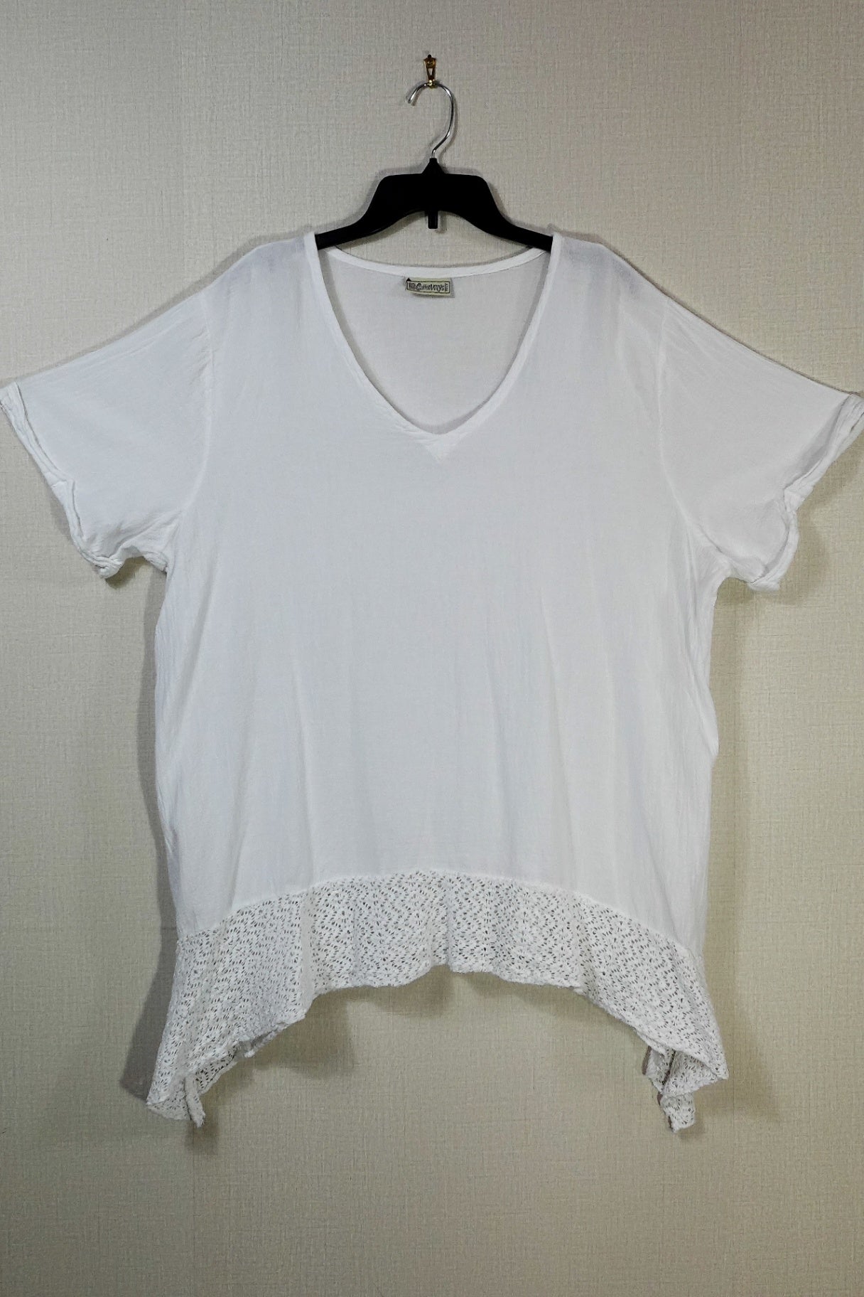 CottonWays, 3/4 SLEEVE TOP , Size 3X