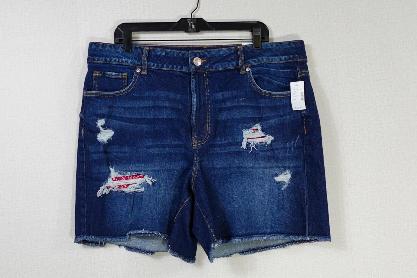 Maurices, New High-Rise Shorts, 18W, Polyester cotton blend