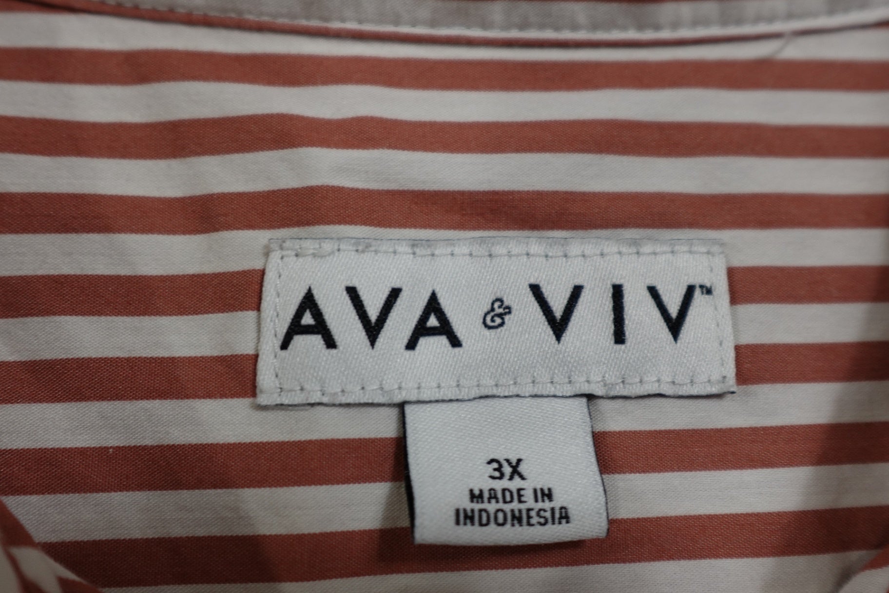 AVA & VIV, Long Sleeves Top, 3X