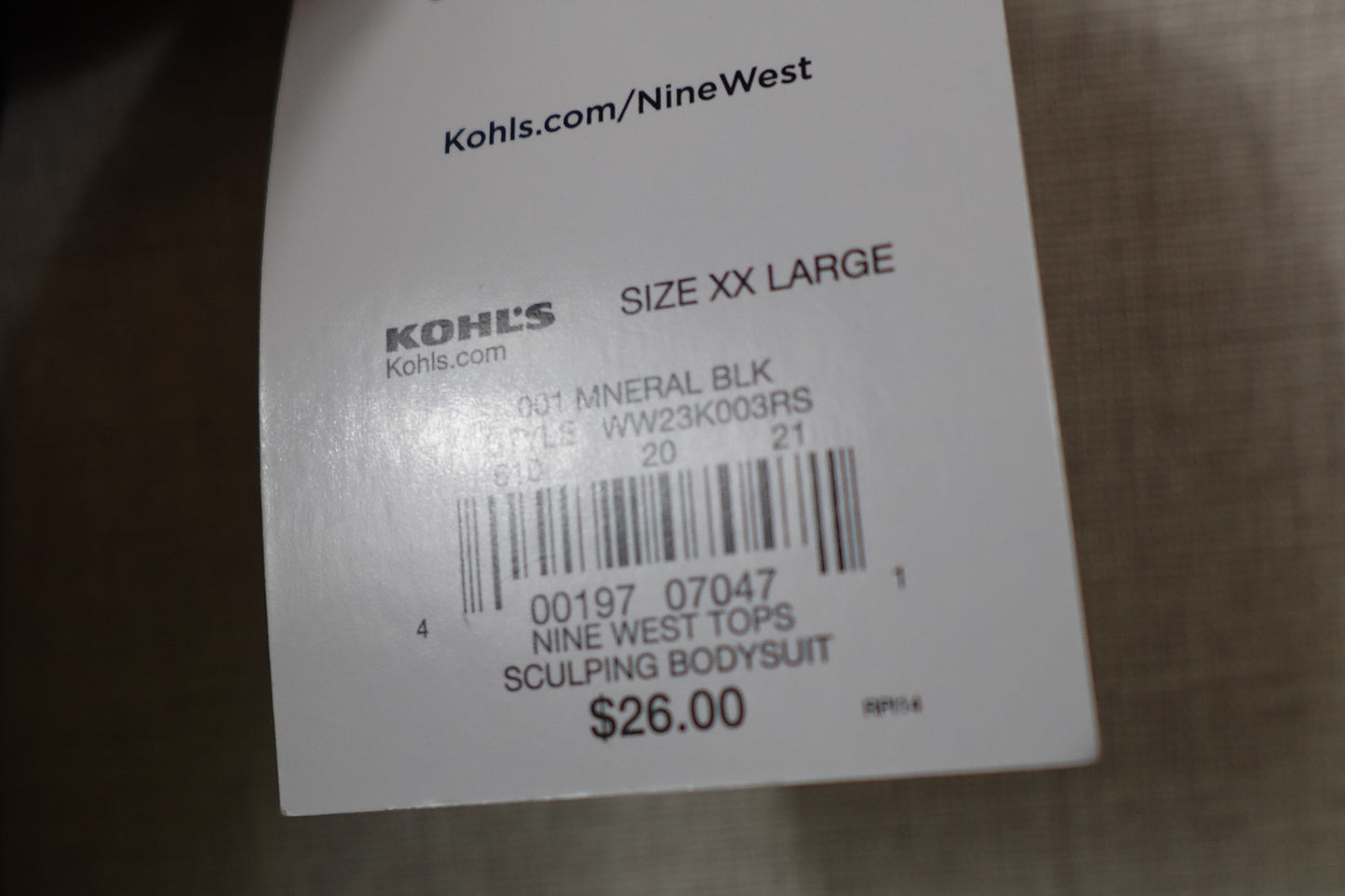 Nine West, Shapewear bodysuit, 2X