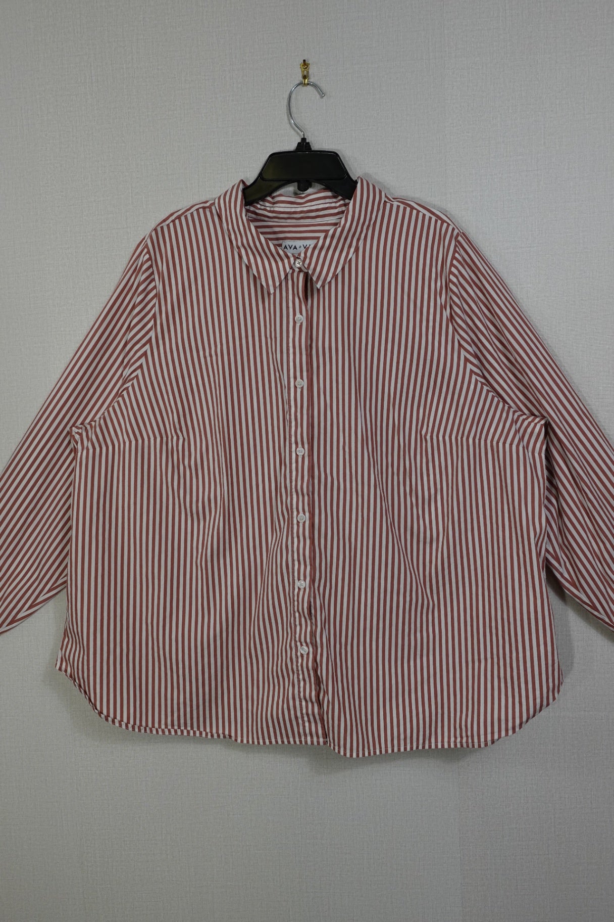 AVA & VIV, Long Sleeves Top, 3X