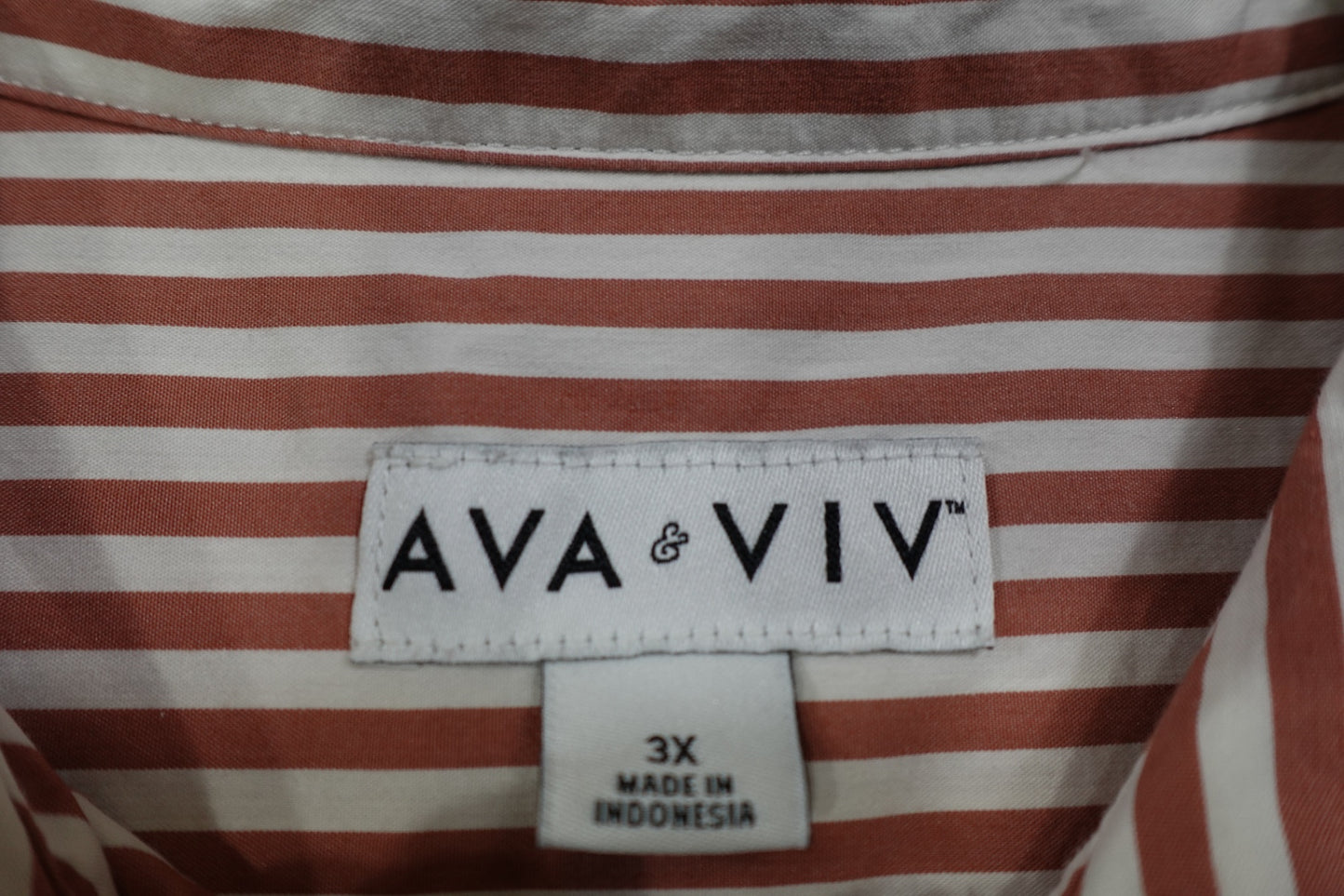 AVA & VIV, Long Sleeves Top, 3X