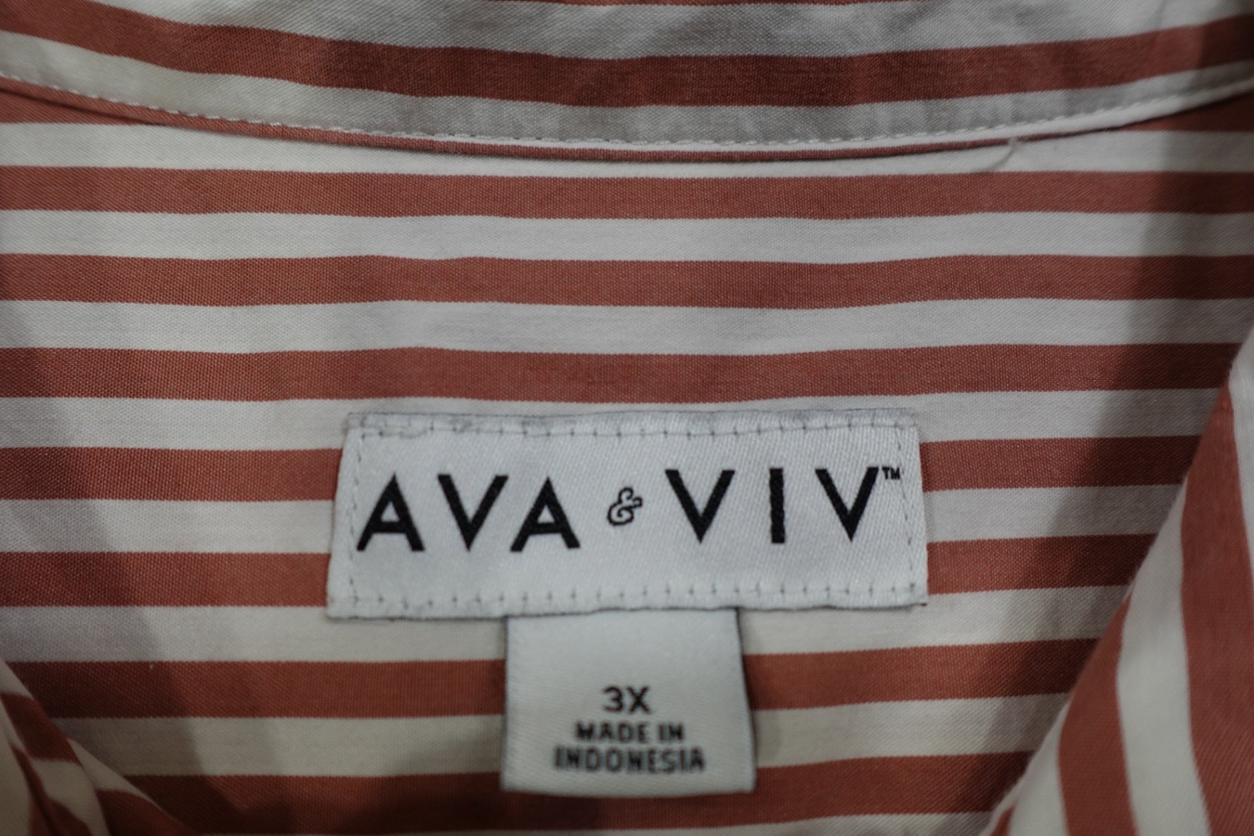 AVA & VIV, Long Sleeves Top, 3X