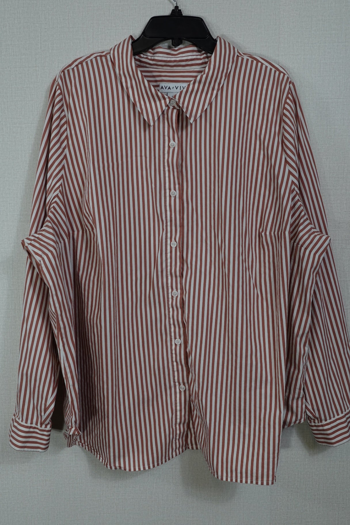AVA & VIV, Long Sleeves Top, 3X
