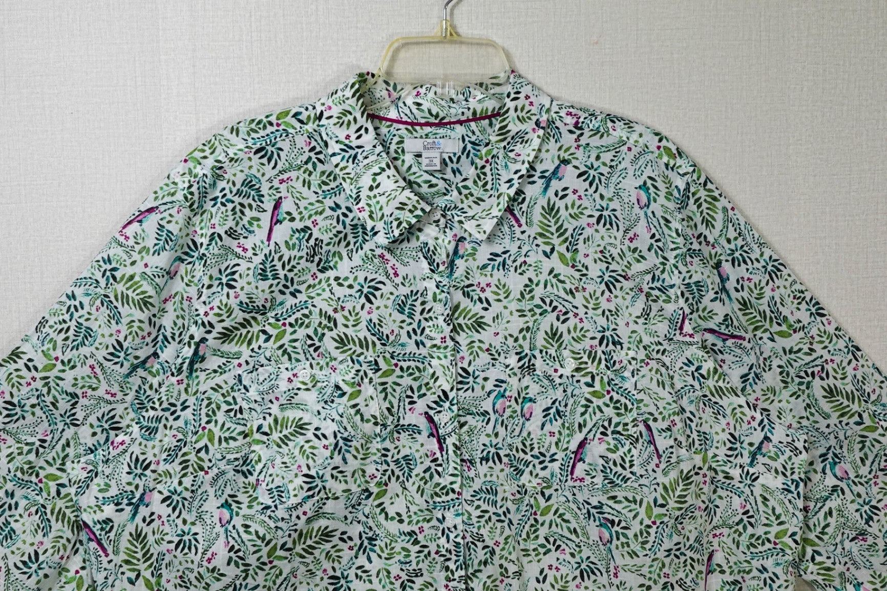 Croft & Barrow, NEW 3/4 Sleeve Top, 3X