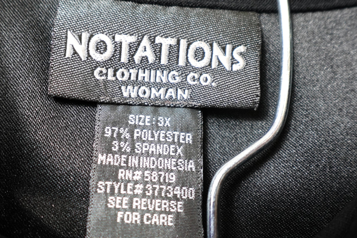 Notations, Jacket set, 3X