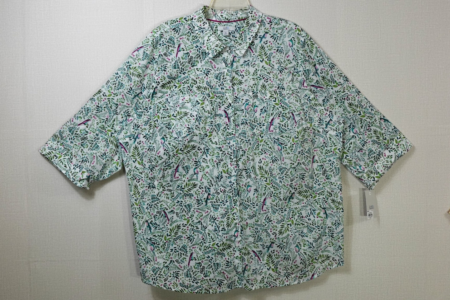 Croft & Barrow, NEW 3/4 Sleeve Top, 3X