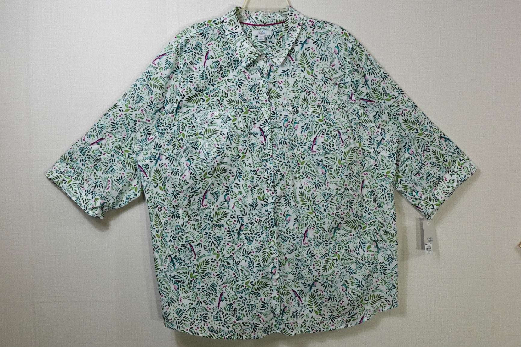 Croft & Barrow, NEW 3/4 Sleeve Top, 3X