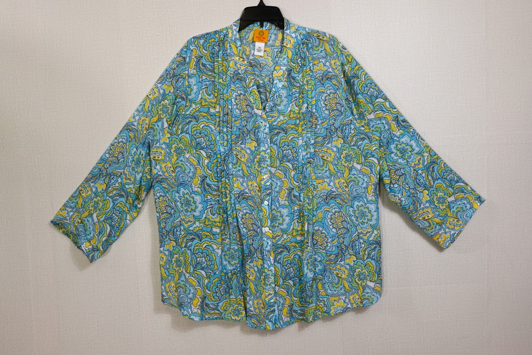 Ruby Rd, 3/4 Sleeve Top, 1X