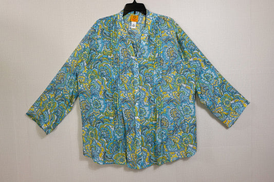 Ruby Rd, 3/4 Sleeve Top, 1X