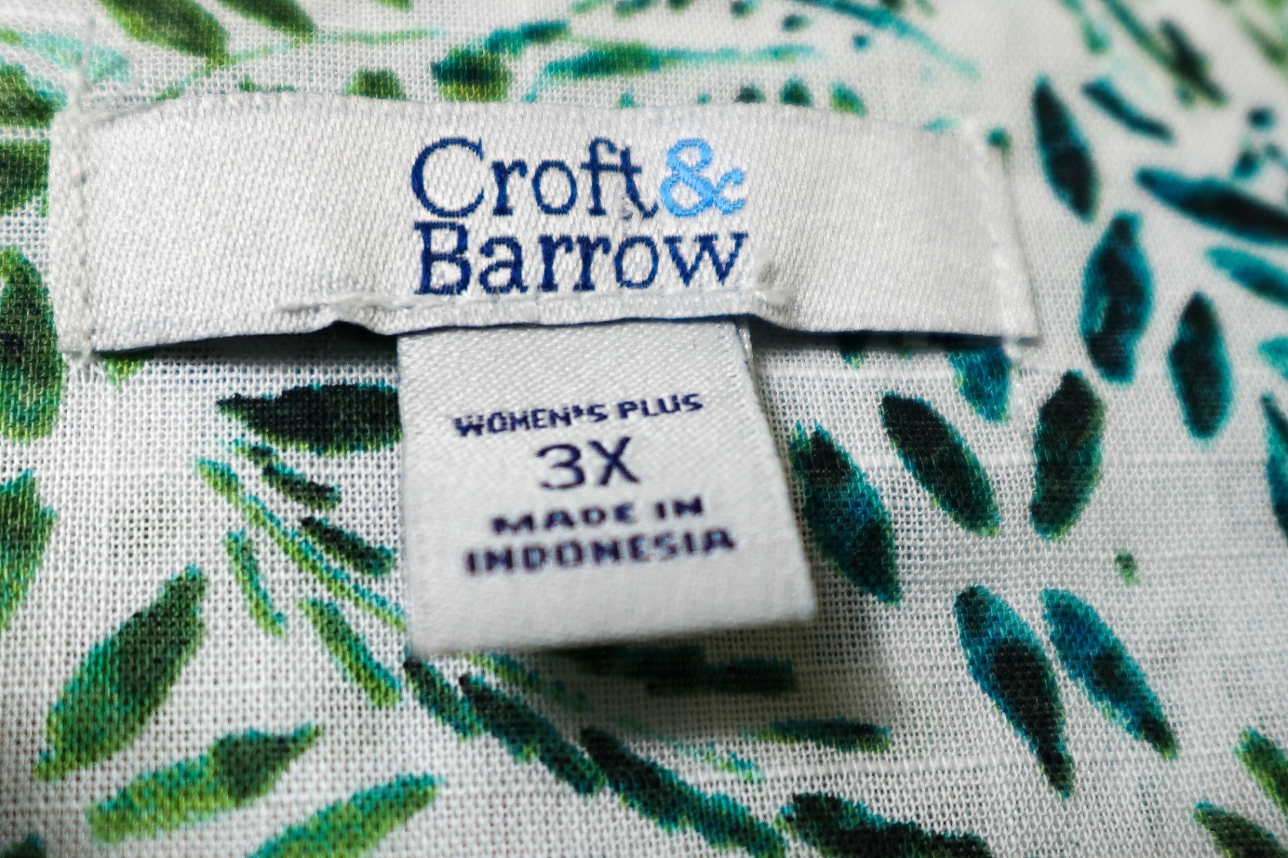 Croft & Barrow, NEW 3/4 Sleeve Top, 3X