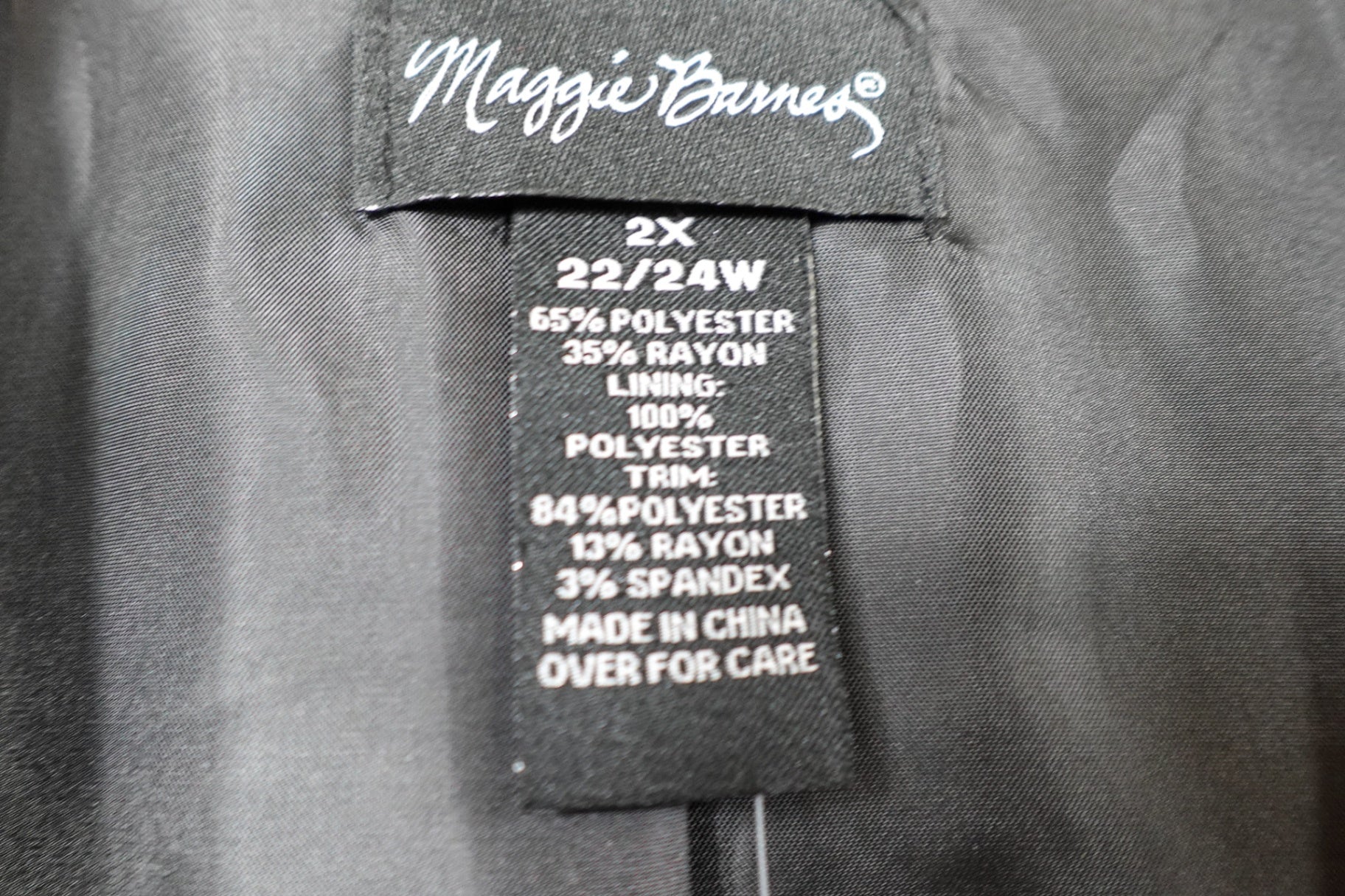 Maggie Barnes, New blazer, 22/24