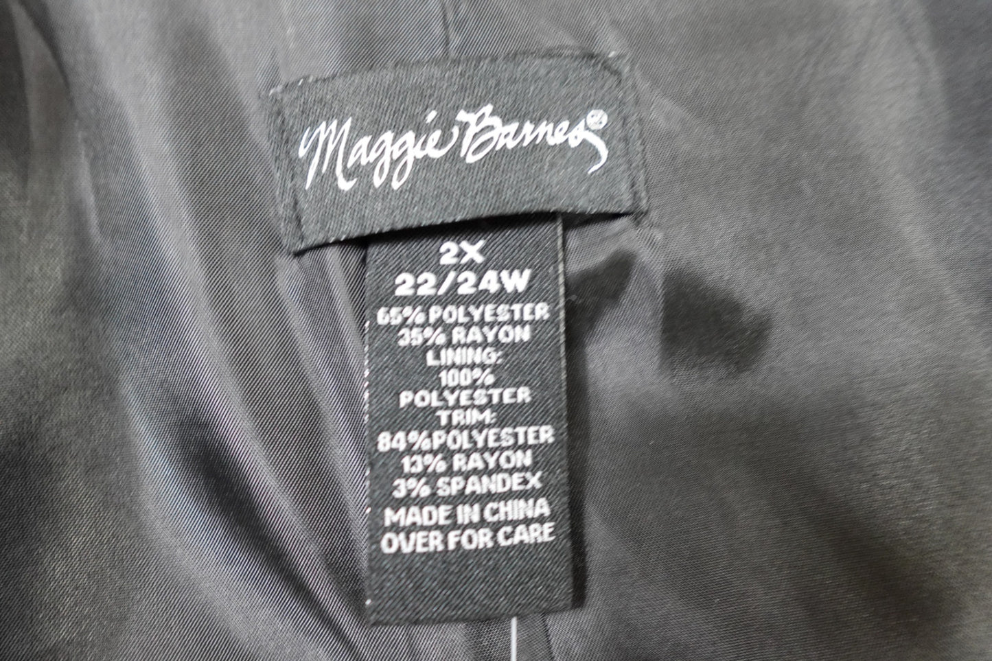 Maggie Barnes, New blazer, 22/24