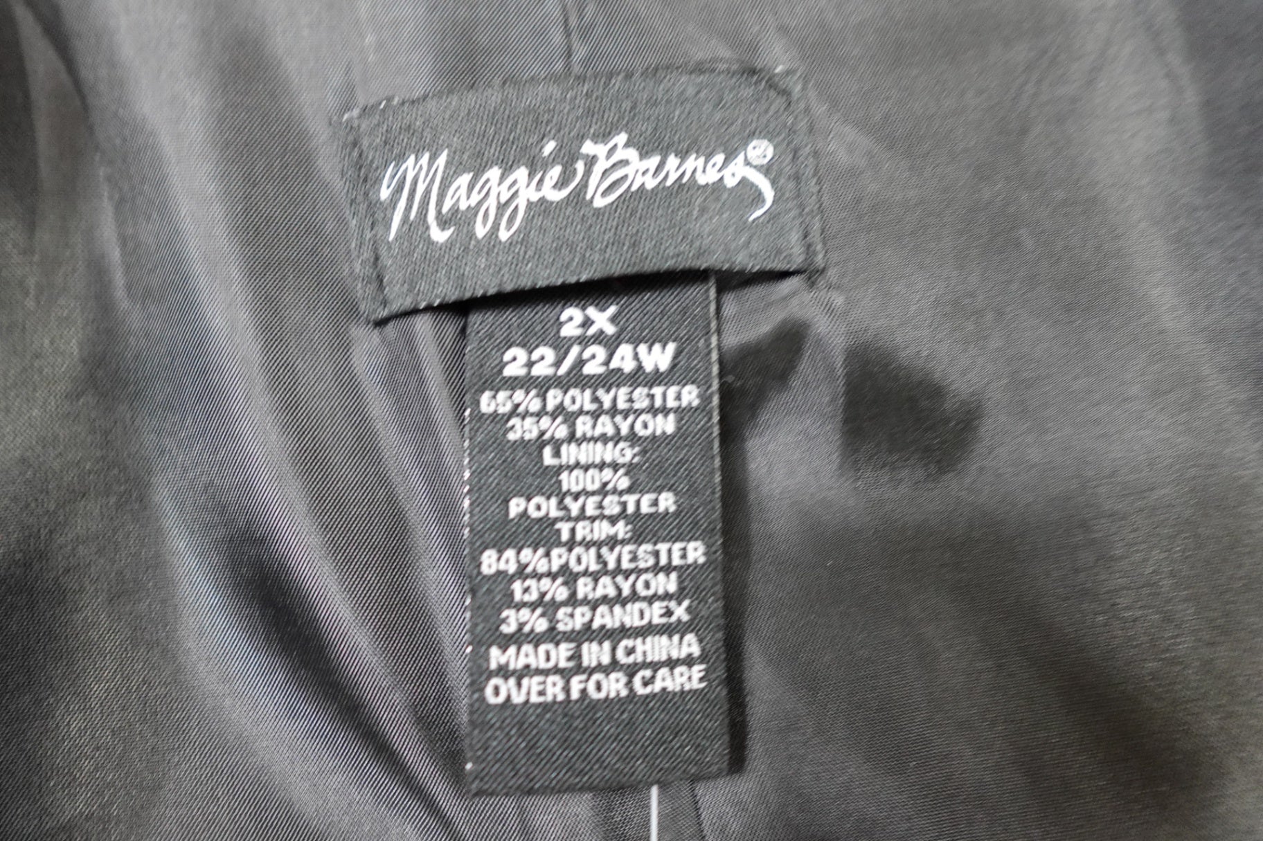 Maggie Barnes, New blazer, 22/24