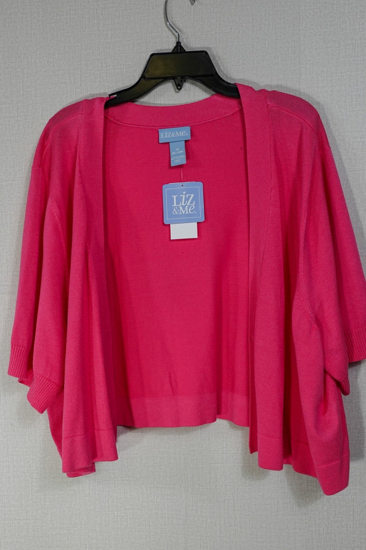 Liz & Me, New Cropped Cardigan, 26/28