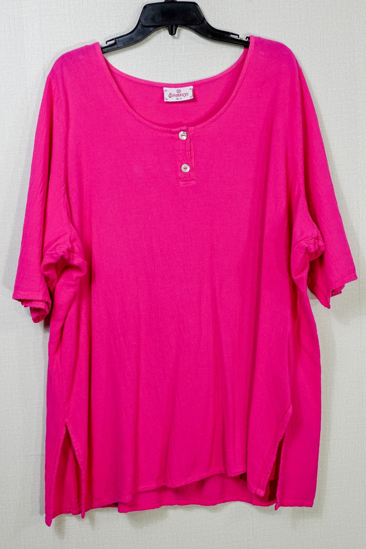 CottonWays, Short Sleeve Tunic , 3X