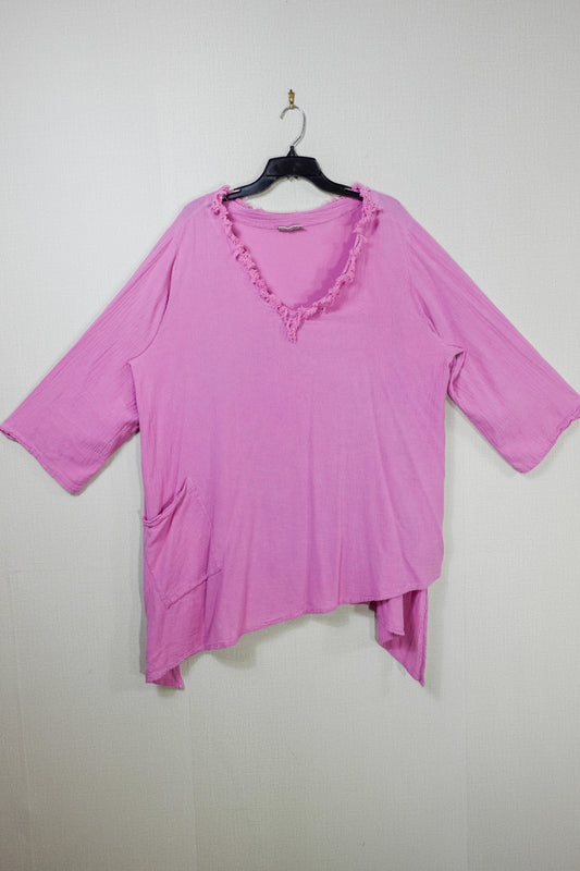 CottonWays, Short Sleeve Tunic, 3X