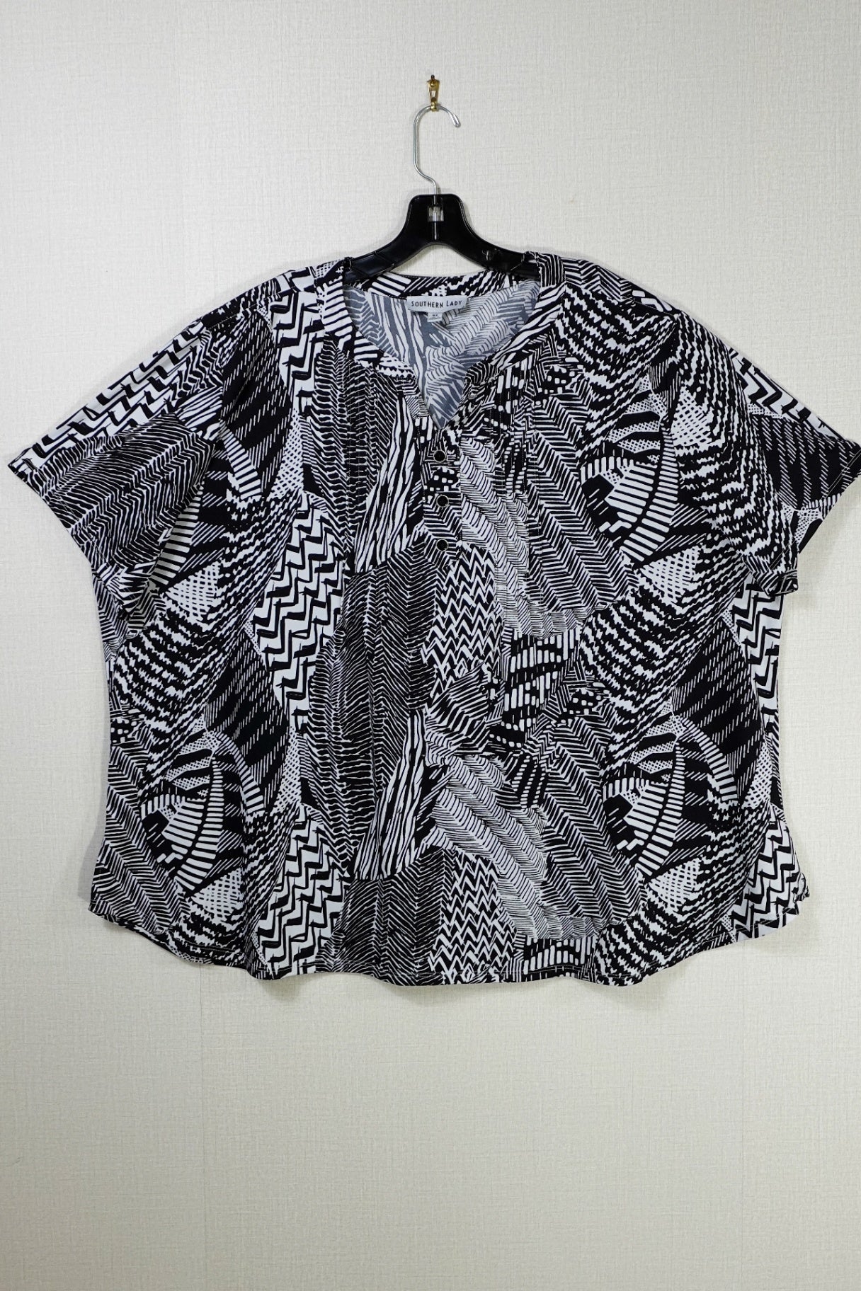 Southern lady, Short Sleeved Top, 3X