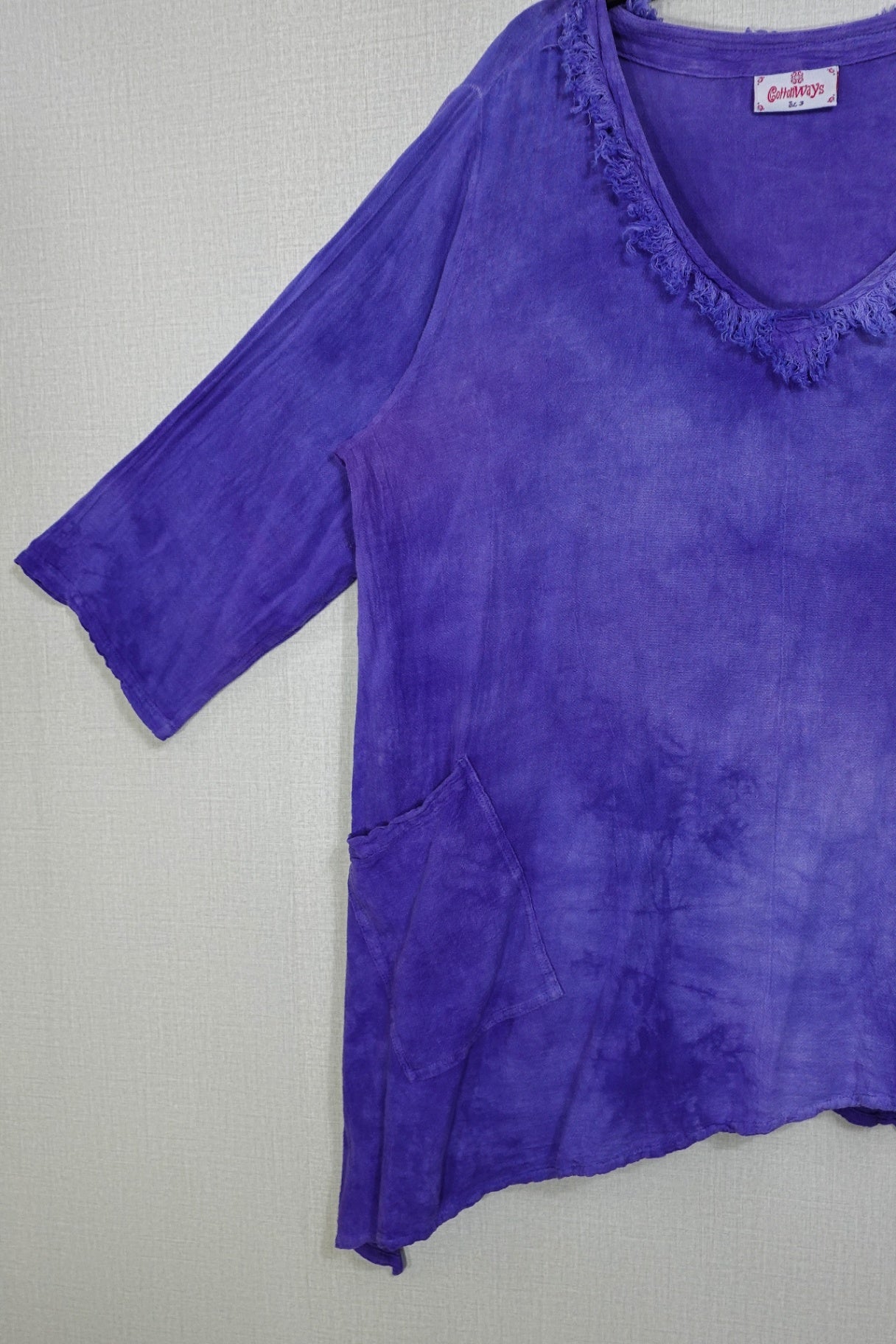 CottonWays, Short Sleeve Tunic , 3X