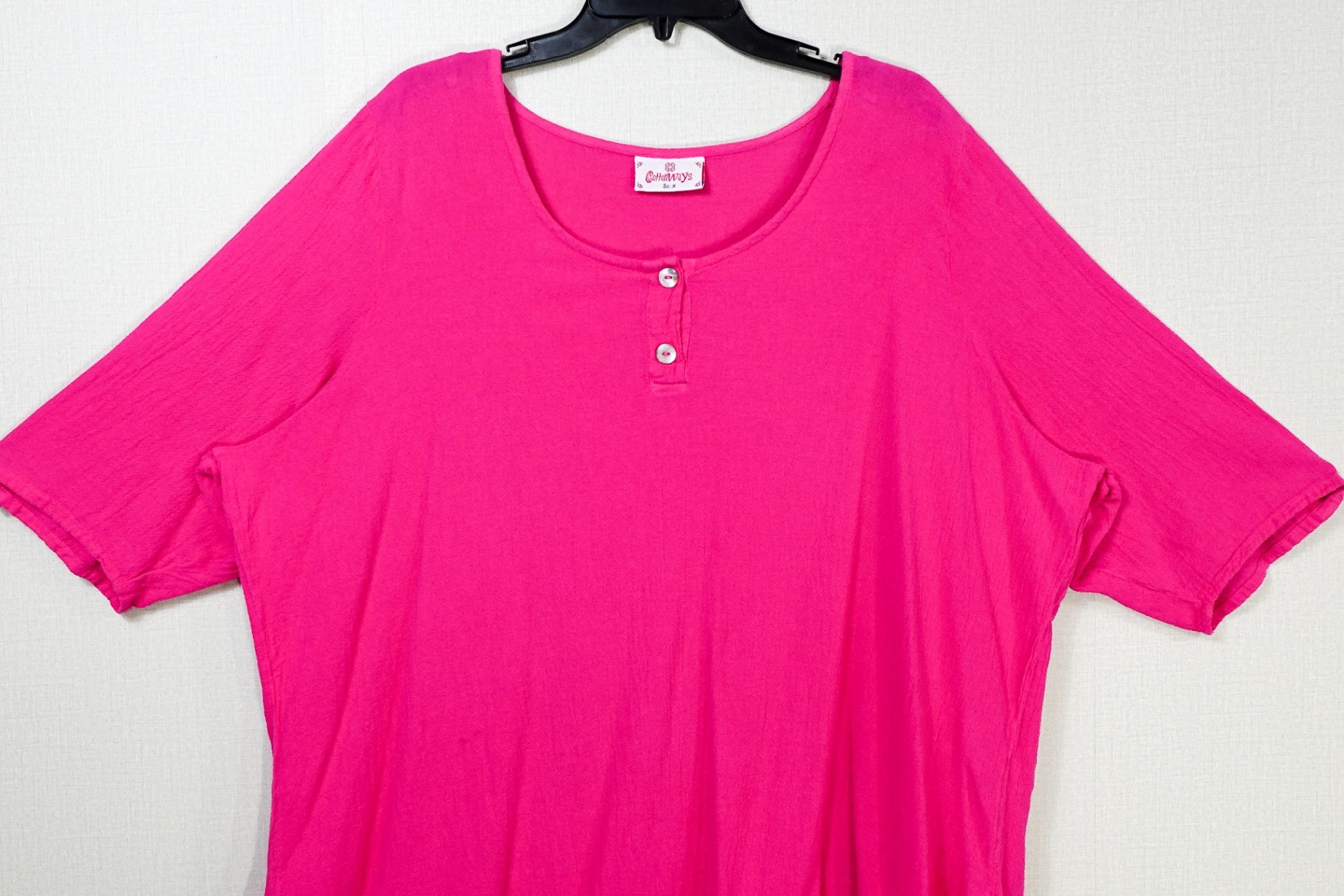CottonWays, Short Sleeve Tunic , 3X