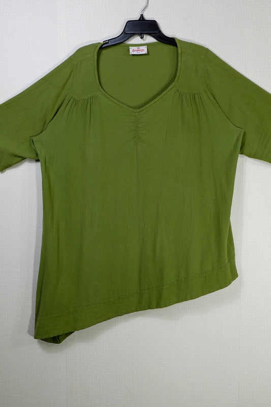 CottonWays, Short Sleeve Tunic, 3X