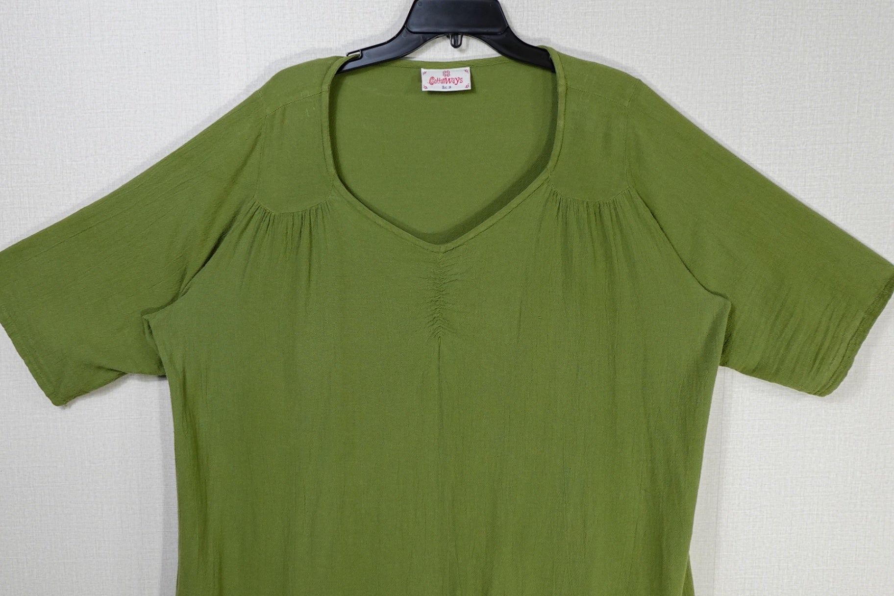 CottonWays, Short Sleeve Tunic, 3X
