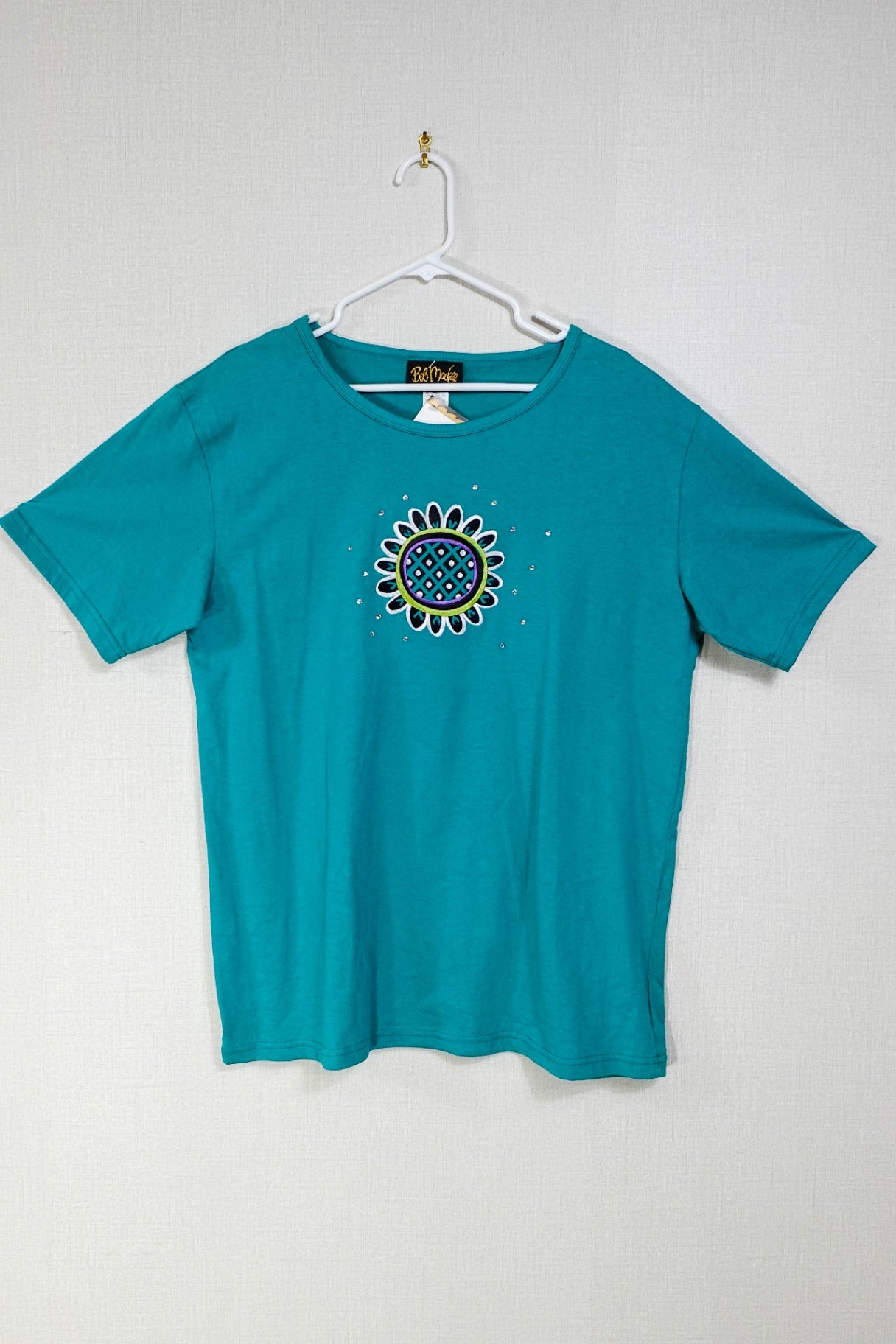 Bob Mackie, New Vintage short sleeve top, Large