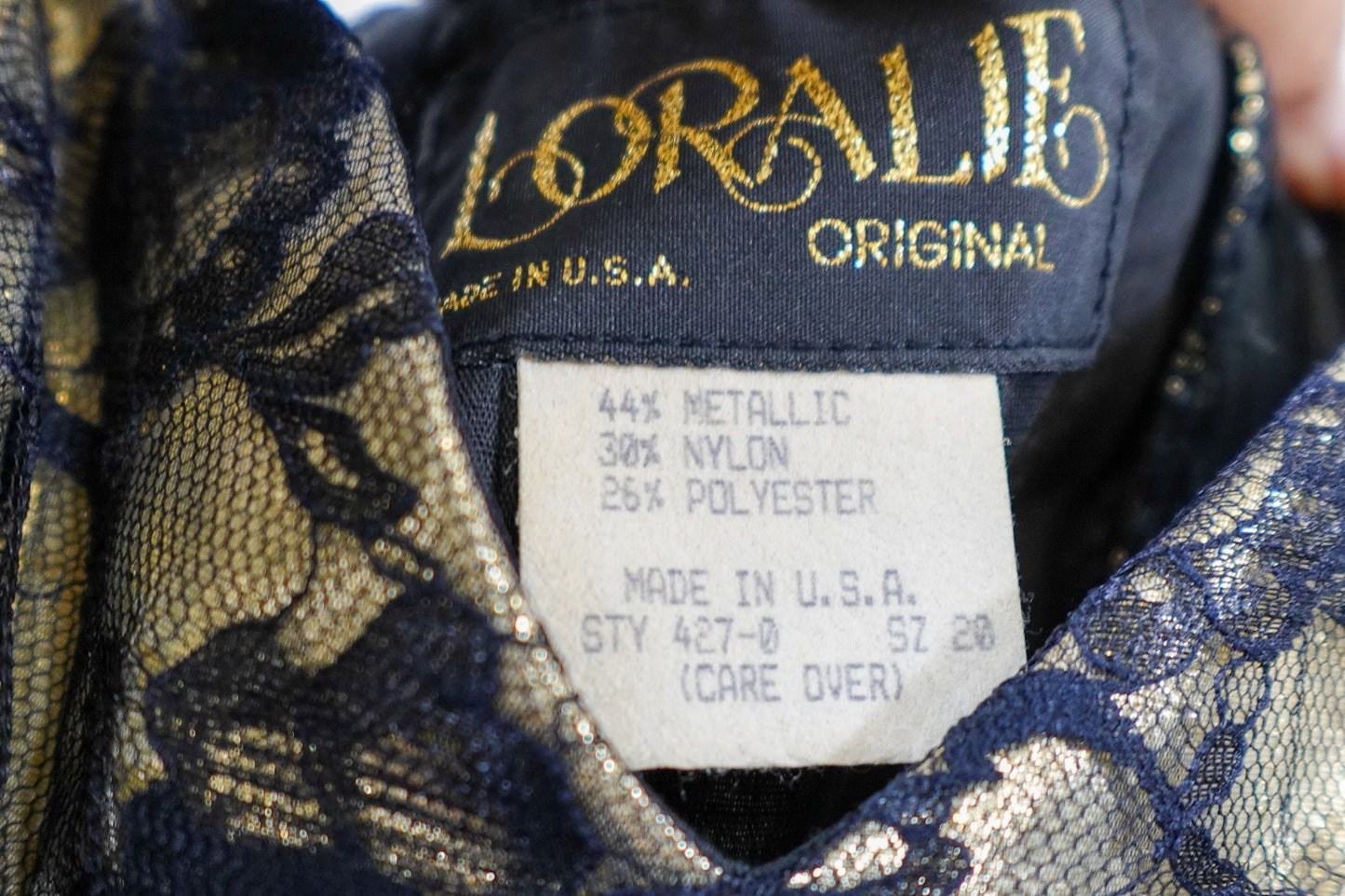 Loralie, Vintage 80s Formal Dress, 20
