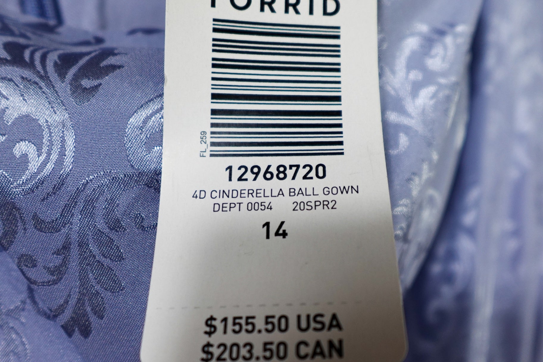 Torrid Disney Princess, New Event Dress, 14