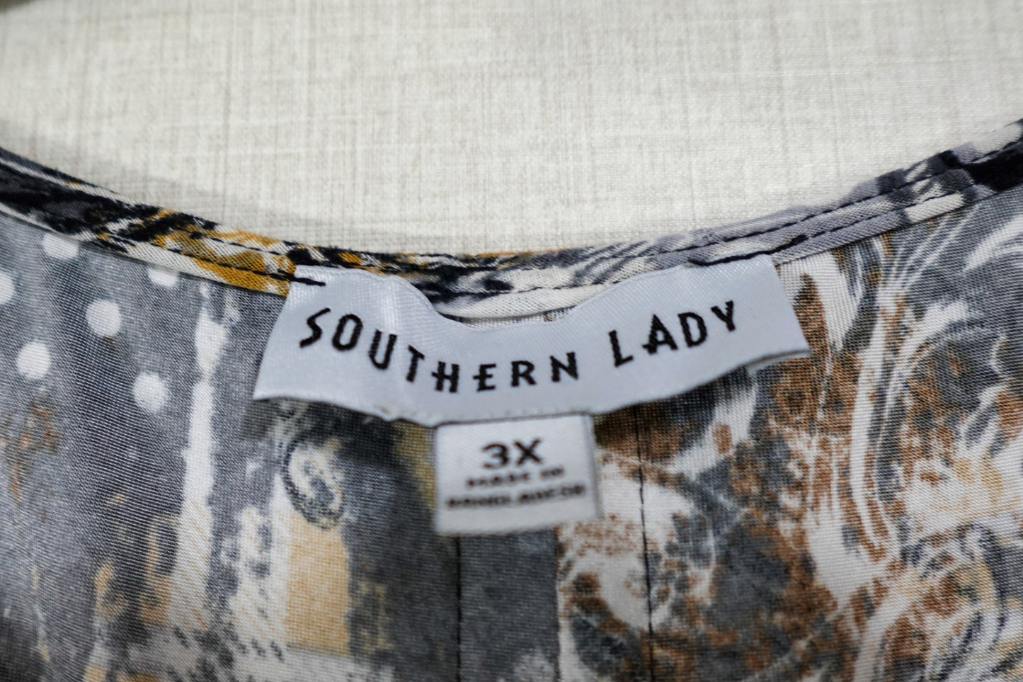 Southern Lady, Short Sleeved Top, 3X
