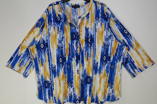 N Touch, 3/4 Sleeves Top, 3X