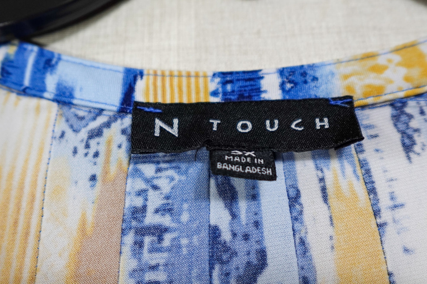 N Touch, 3/4 Sleeves Top, 3X