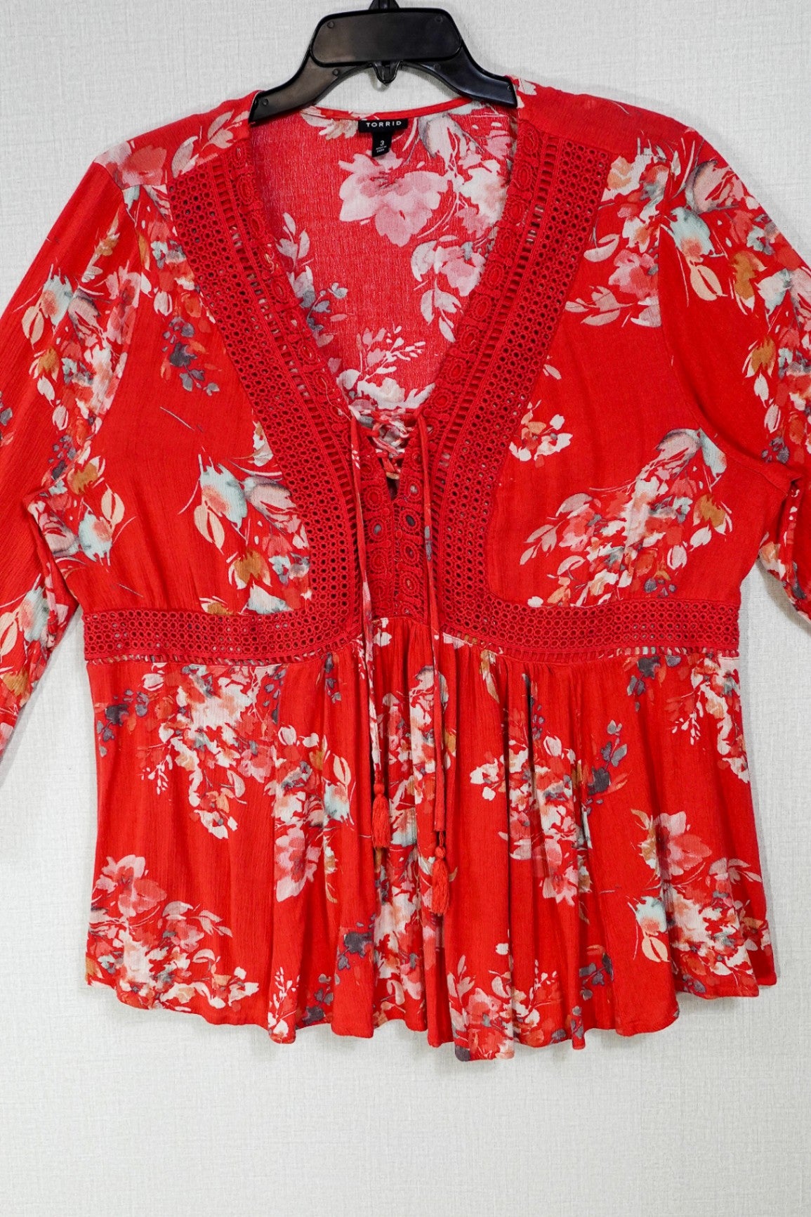 Torrid, 3/4 sleeve top, 3X