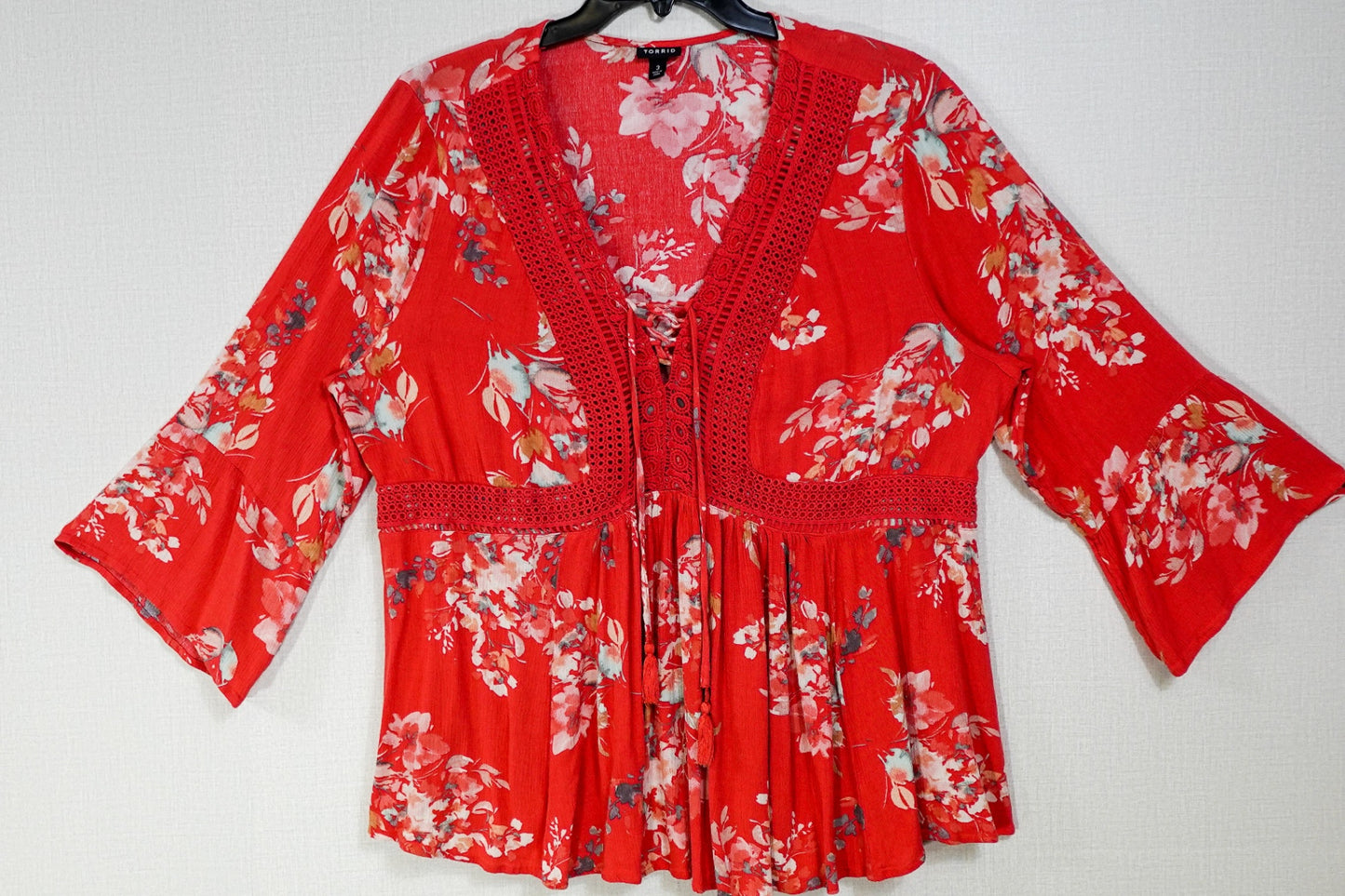 Torrid, 3/4 sleeve top, 3X